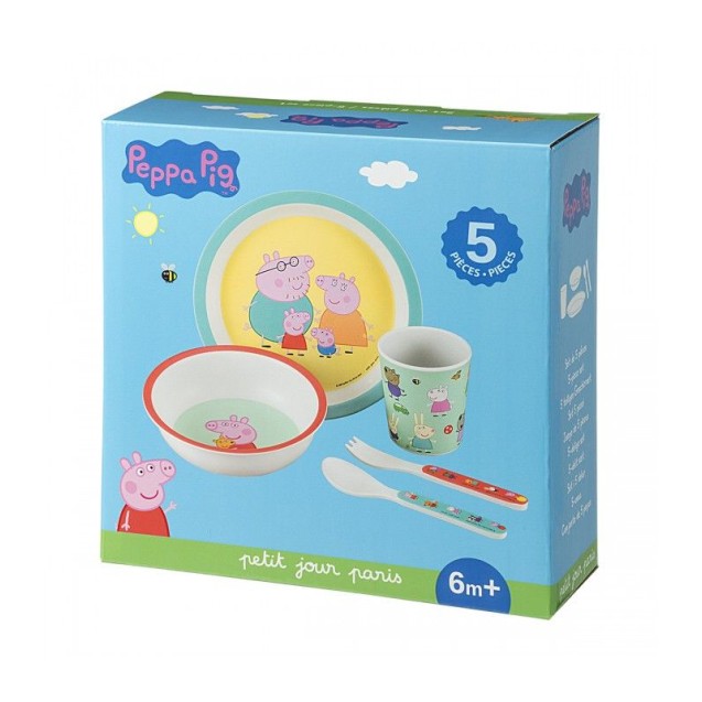 Σετ Δωρου 5 Τεμαχιων Peppa Pig Petit Jour Paris Σετ Δωρου 5 Τεμαχιων Peppa Pig Petit Jour Paris