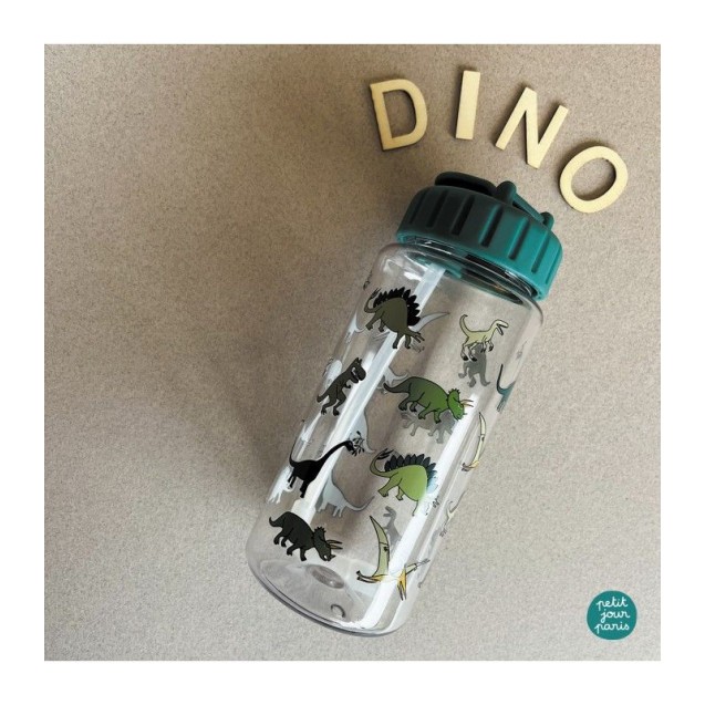 Διαφανο Παγουρι Με Αποσπωμενο Καλαμακι 0,35 L Dinos - Petit Jour  Paris Διαφανο Παγουρι Με Αποσπωμενο Καλαμακι 0,35 L Dinos - Petit Jour  Paris