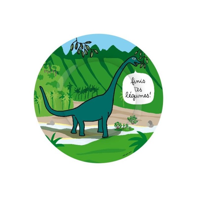 Παιδικο Πιατο ⌀ 20 Cm Dinos - Petιτ Jour Paris Παιδικο Πιατο ⌀ 20 Cm Dinos - Petιτ Jour Paris