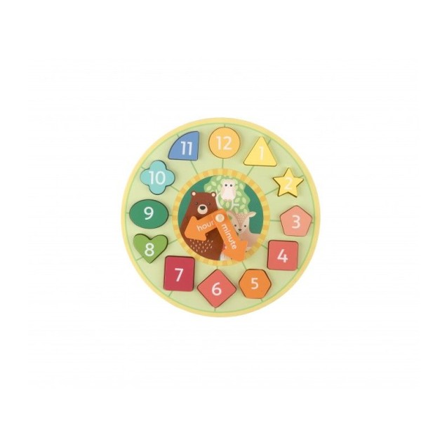 Ρολόι Με  Σχήματα Woodland Orange Tree Toys Ρολόι Με  Σχήματα Woodland Orange Tree Toys