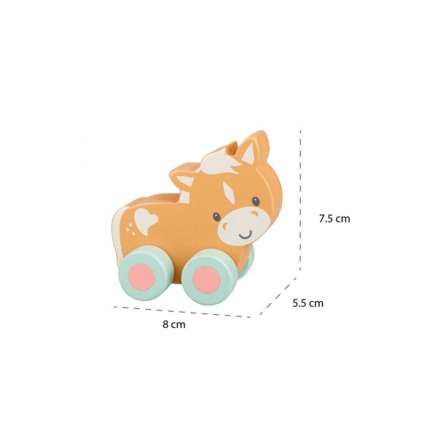 Πόνυ Push & Pull Orange Tree Toys Πόνυ Push & Pull Orange Tree Toys