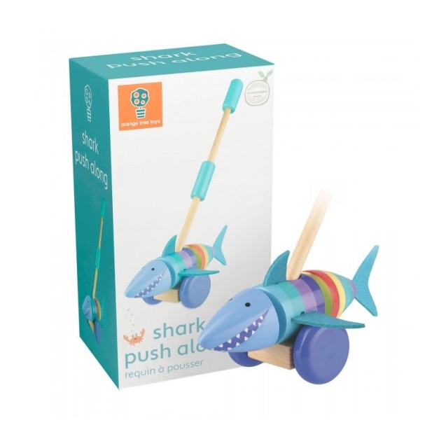 Καρχαρίας Παιχνίδι Ώθησης Orange Tree Toys Καρχαρίας Παιχνίδι Ώθησης Orange Tree Toys