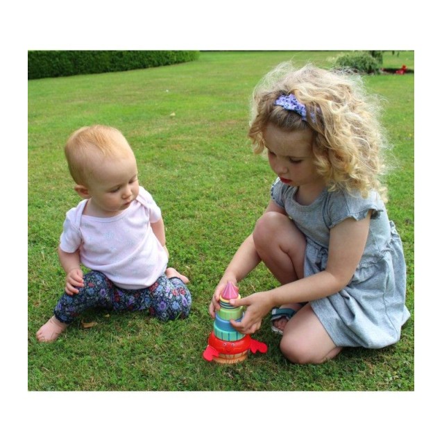 Ξύλινος Κύβος Στοίβαξης Καβούρι Orange Tree Toys Ξύλινος Κύβος Στοίβαξης Καβούρι Orange Tree Toys