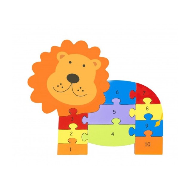 Παζλ Νούμερων Λιοντάρι Orange Tree Toys Παζλ Νούμερων Λιοντάρι Orange Tree Toys