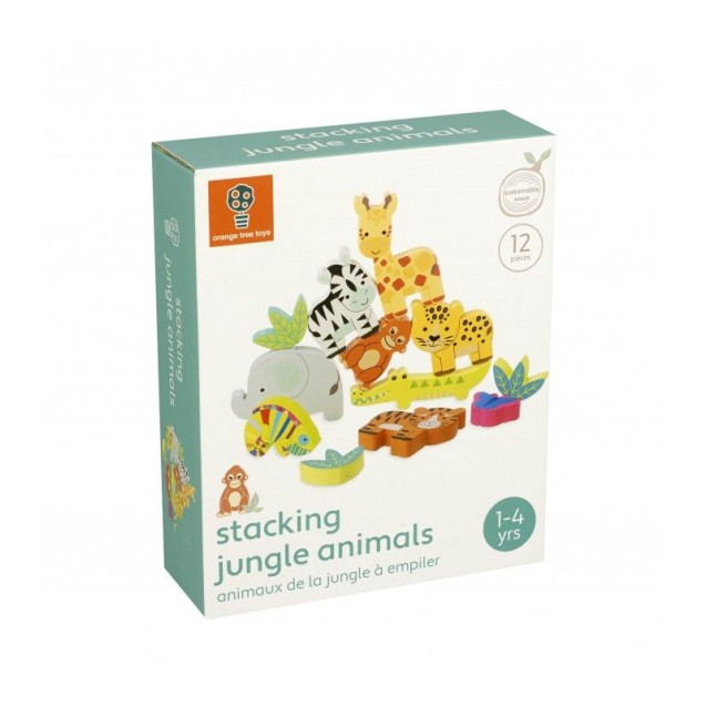 Πύργος Στοίβαξης Ζούγκλα Orange Tree Toys Πύργος Στοίβαξης Ζούγκλα Orange Tree Toys