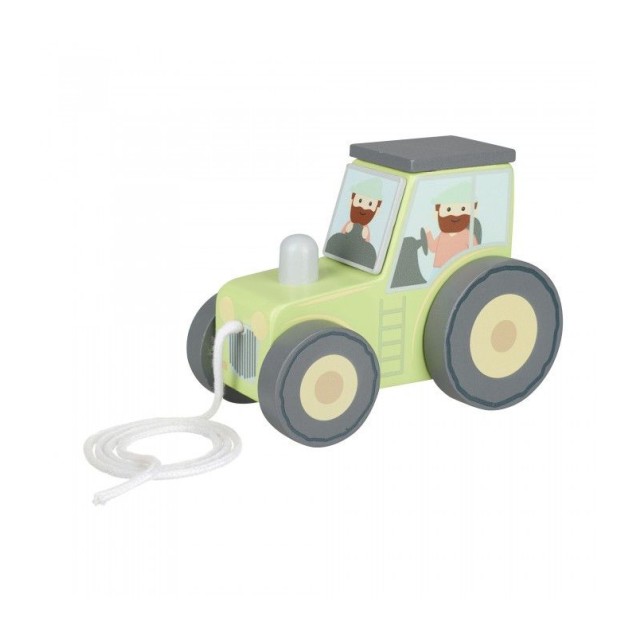 Τρακτέρ Famyard  Pull Along Orange Tree Toys Τρακτέρ Famyard  Pull Along Orange Tree Toys