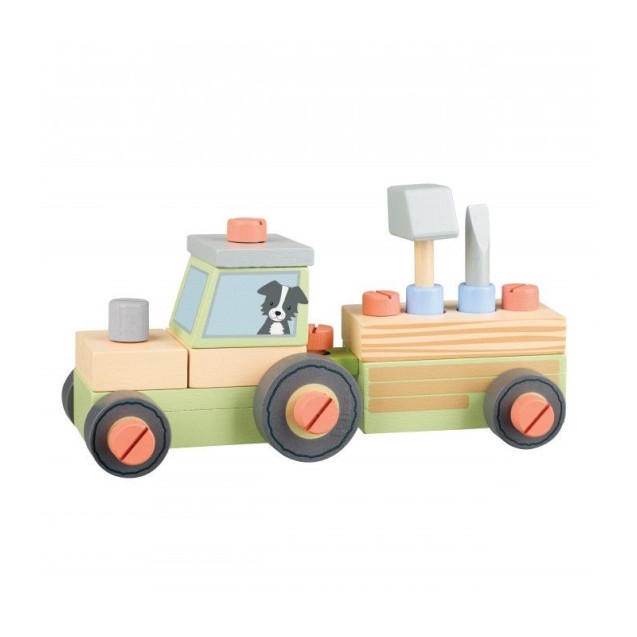 Τρακτέρ Με Εργαλεία Orange Tree Toys Τρακτέρ Με Εργαλεία Orange Tree Toys