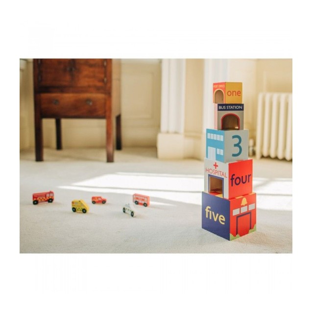 Κυβοι Στοίβαξης Αστυνομία Orange Tree Toys Κυβοι Στοίβαξης Αστυνομία Orange Tree Toys
