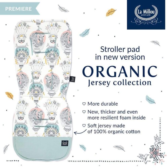 Προστατευτικό Καροτσιού La Millou Organic Jersey Classic Pierre the Dog 5 Σημείων Προστατευτικό Καροτσιού La Millou Organic Jersey Classic Pierre the Dog 5 Σημείων