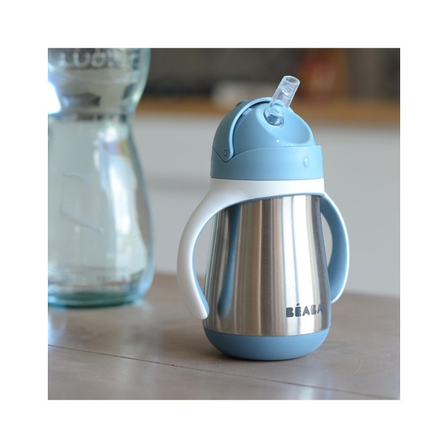 Μπουκάλι Θερμός Ανοξείδωτο Με Λαβές 250ml +8μ Windy Blue BR78725 Μπουκάλι Θερμός Ανοξείδωτο Με Λαβές 250ml +8μ Windy Blue BR78725