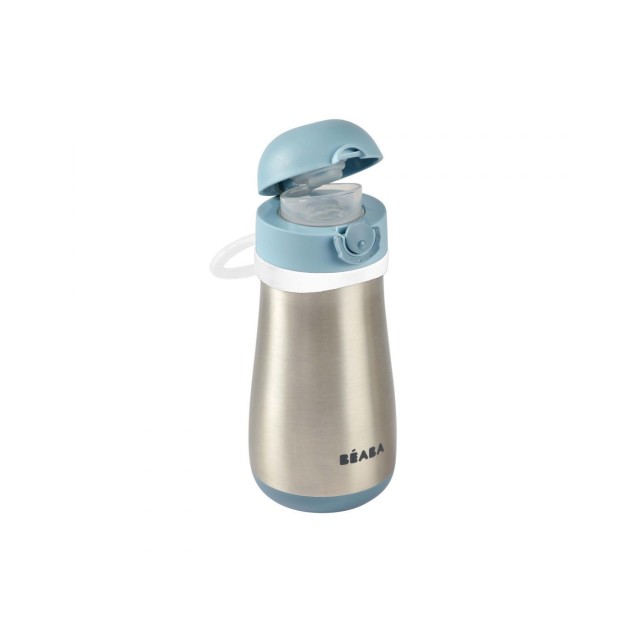 Μπουκάλι Θερμός Ανοξείδωτο Με Λαβή 350ml +18μ Windy Blue BR78727 Μπουκάλι Θερμός Ανοξείδωτο Με Λαβή 350ml +18μ Windy Blue BR78727