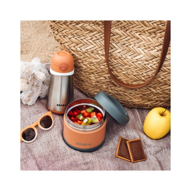 Θερμός Φαγητού 500ml Mineral grey/Terracotta BR78716 Θερμός Φαγητού 500ml Mineral grey/Terracotta BR78716