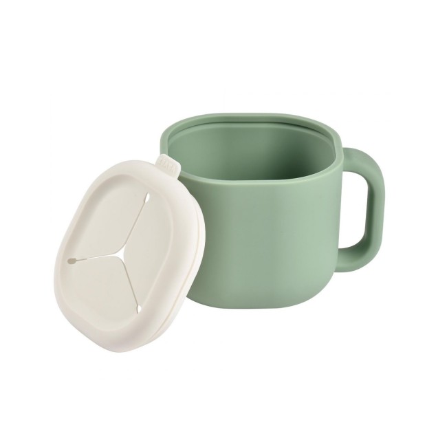 Δοχείο Για Σνακ Σιλικόνης Pick 'n' Snack Sage Green BR78721 Δοχείο Για Σνακ Σιλικόνης Pick 'n' Snack Sage Green BR78721