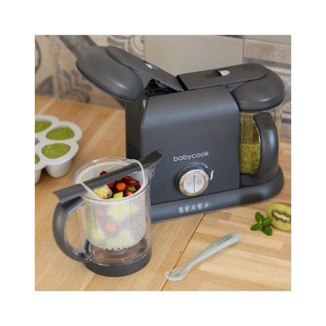 Ατμομάγειρας & Μπλέντερ Babycook Duo 4 In 1 Dark Grey 2x1.1lt BR78694 Ατμομάγειρας & Μπλέντερ Babycook Duo 4 In 1 Dark Grey 2x1.1lt BR78694