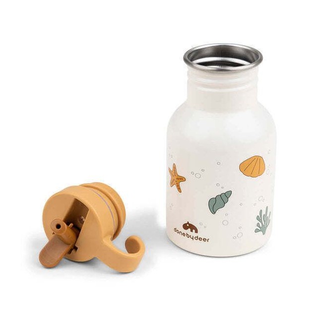 Παγουρίνο Ανοξείδωτο Done By Deer Sea Friends Beige 350ml BR77029 Παγουρίνο Ανοξείδωτο Done By Deer Sea Friends Beige 350ml BR77029