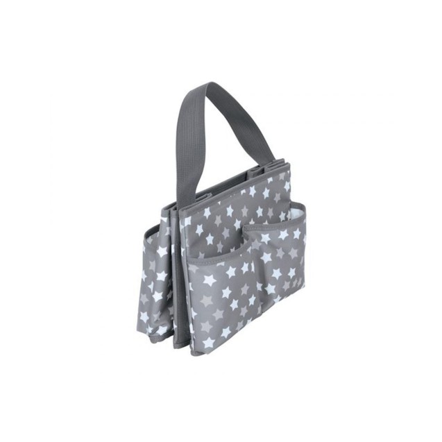 Τσαντάκι/Καλαθάκι Καλλυντικών Μωρού Stars Grey BR77340 Τσαντάκι/Καλαθάκι Καλλυντικών Μωρού Stars Grey BR77340