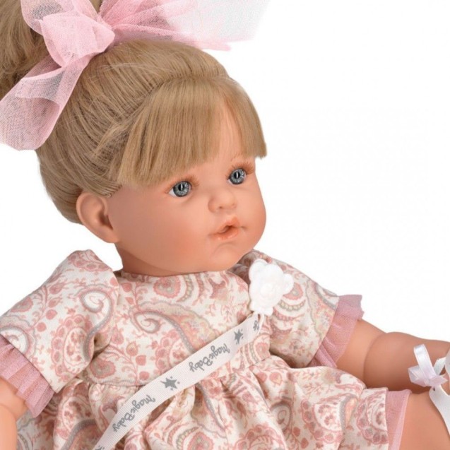 Κούκλα Που Κλαίει Magic Baby Susy Με Αφέλειες Και Ροζ Κοτλέ Φόρεμα 47εκ. MB47034 Κούκλα Που Κλαίει Magic Baby Susy Με Αφέλειες Και Ροζ Κοτλέ Φόρεμα 47εκ. MB47034