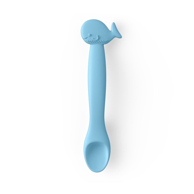 Κουτάλι Σιλικόνης Whale Blue +4μ Suavinex Κουτάλι Σιλικόνης Whale Blue +4μ Suavinex