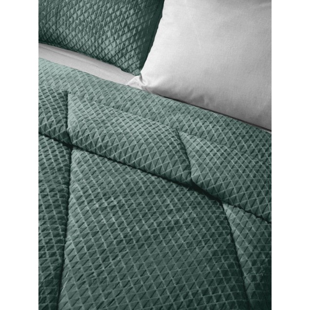 Κουβερτοπάπλωμα Ημίδιπλο Saint Clair Baroque Emerald 180x240 Κουβερτοπάπλωμα Ημίδιπλο Saint Clair Baroque Emerald 180x240