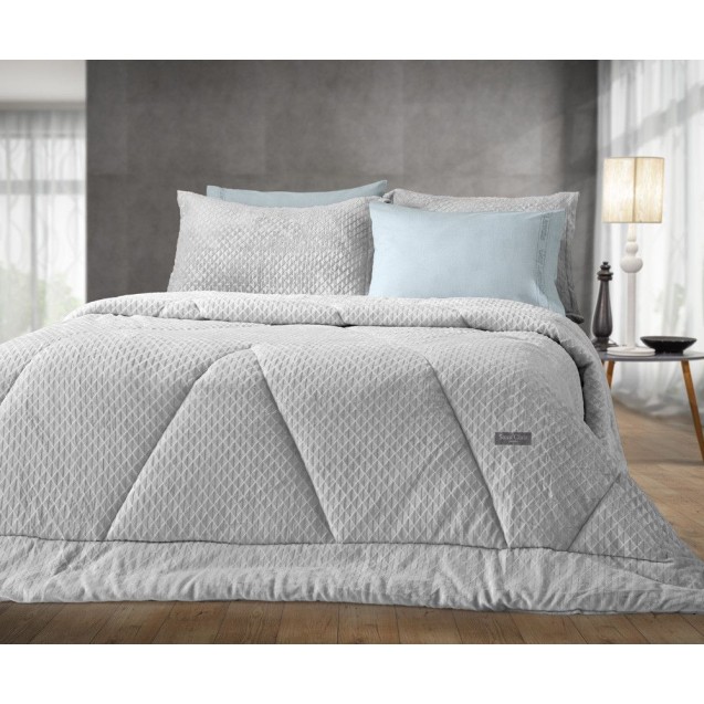 Κουβερτοπάπλωμα Ημίδιπλο Saint Clair Baroque Silver 180x240 Κουβερτοπάπλωμα Ημίδιπλο Saint Clair Baroque Silver 180x240