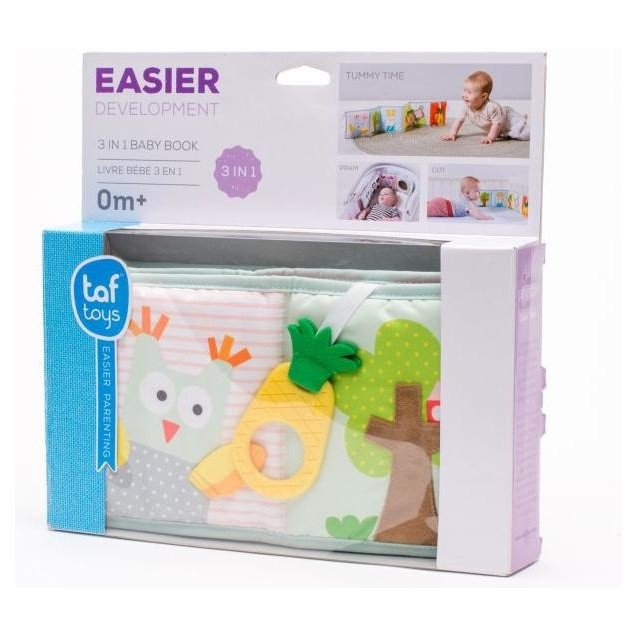 Μαλακό Βιβλίο Taf Toys 3 In 1 Baby Book T-12025 Μαλακό Βιβλίο Taf Toys 3 In 1 Baby Book T-12025