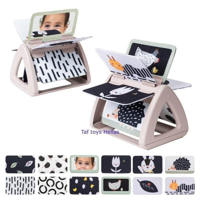 Βιβλίο Δραστηριότητων Taf Toys Black & White Spinning Book T-13385 Βιβλίο Δραστηριότητων Taf Toys Black & White Spinning Book T-13385