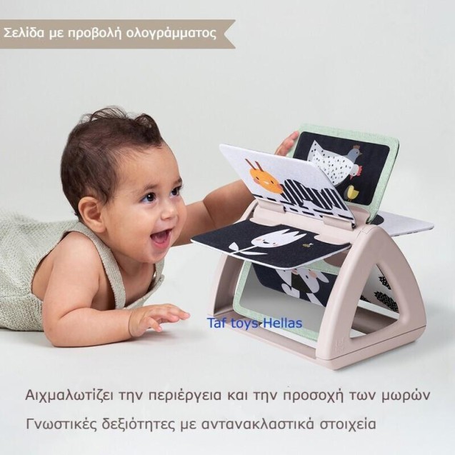 Βιβλίο Δραστηριότητων Taf Toys Black & White Spinning Book T-13385 Βιβλίο Δραστηριότητων Taf Toys Black & White Spinning Book T-13385