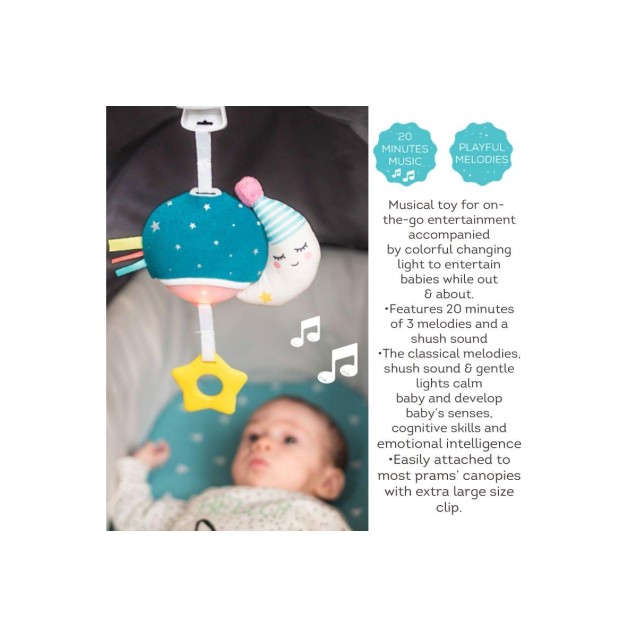 Κρεμαστό Μουσικό Παιχνίδι Taf Toys Musical Mini Moon T-12585 Κρεμαστό Μουσικό Παιχνίδι Taf Toys Musical Mini Moon T-12585