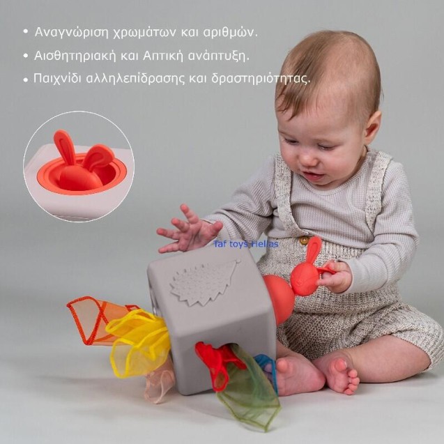 Εκπαιδευτικό Παιχνίδι Δραστηριοτήτων Taf Toys Pop Up Tissue Box T-13405 Εκπαιδευτικό Παιχνίδι Δραστηριοτήτων Taf Toys Pop Up Tissue Box T-13405