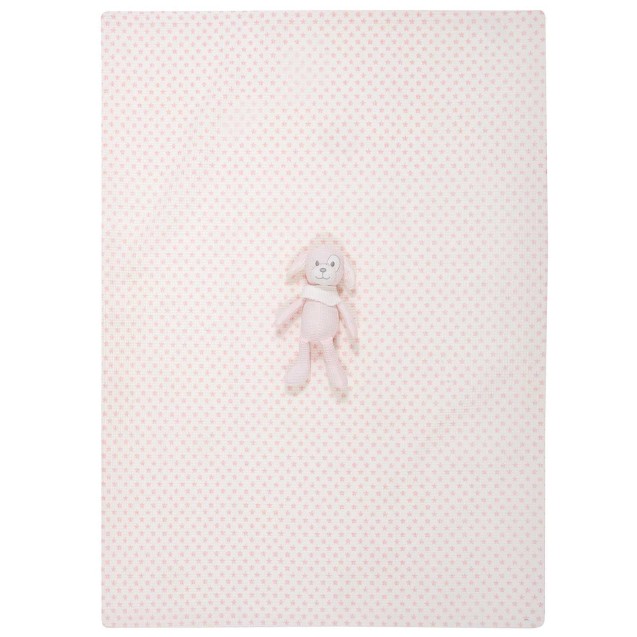 Κουβέρτα Πικέ Αγκαλιάς Greenwich Polo Club 8857 Pink- White 75x100 Κουβέρτα Πικέ Αγκαλιάς Greenwich Polo Club 8857 Pink- White 75x100