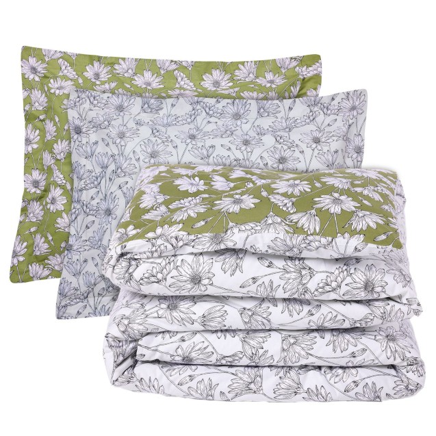 Σετ Σεντόνια King Size 4 Τεμαχίων Das Home 9670 Ivory- Olive 260x280 Σετ Σεντόνια King Size 4 Τεμαχίων Das Home 9670 Ivory- Olive 260x280