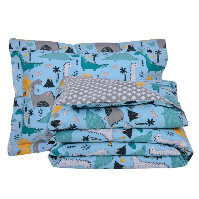 Σετ Παιδικά Σεντόνια Μονά 3 Τεμαχίων Das Kids 4928 Blue- Grey 170x260 Σετ Παιδικά Σεντόνια Μονά 3 Τεμαχίων Das Kids 4928 Blue- Grey 170x260