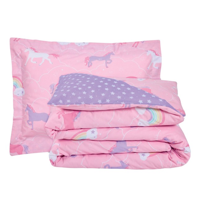 Σετ Παιδικά Σεντόνια Μονά 3 Τεμαχίων Das Kids 4929 Pink- Purple 170x260 Σετ Παιδικά Σεντόνια Μονά 3 Τεμαχίων Das Kids 4929 Pink- Purple 170x260