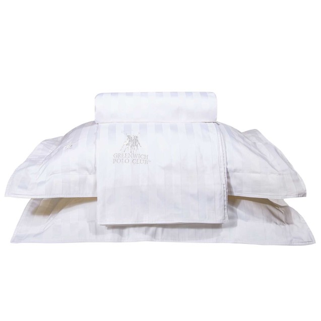 Σετ Σεντόνια King Size 4 Τεμαχίων Greenwich Polo Club 2271 White 270x280 Σετ Σεντόνια King Size 4 Τεμαχίων Greenwich Polo Club 2271 White 270x280