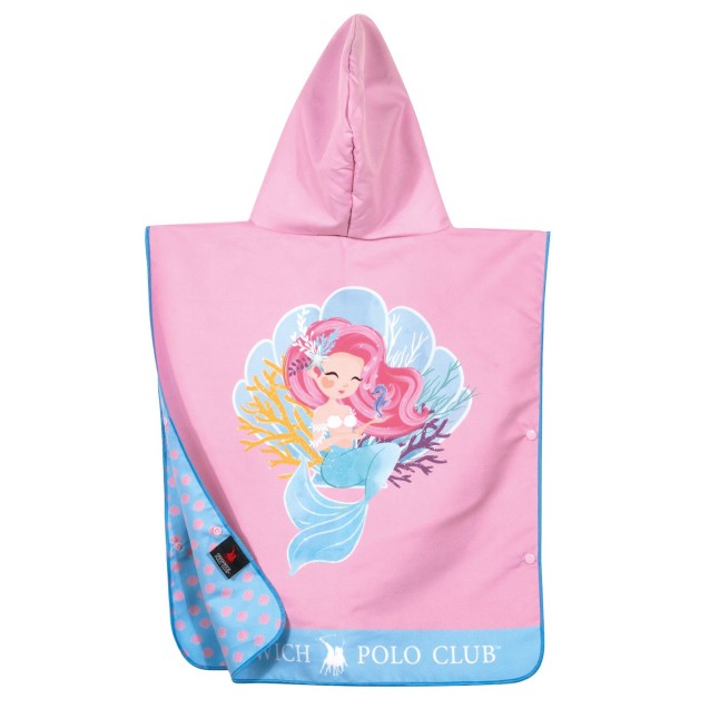 Παιδικό Poncho Greenwich Polo Club 4041 Pink 50x115 Παιδικό Poncho Greenwich Polo Club 4041 Pink 50x115