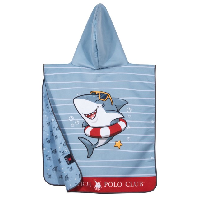 Παιδικό Poncho Greenwich Polo Club 4044 Blue 50x115 Παιδικό Poncho Greenwich Polo Club 4044 Blue 50x115