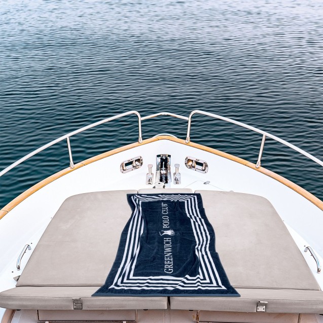 Πετσέτα Θαλάσσης Greenwich Polo Club 4054 Blue- White 90x170 Πετσέτα Θαλάσσης Greenwich Polo Club 4054 Blue- White 90x170