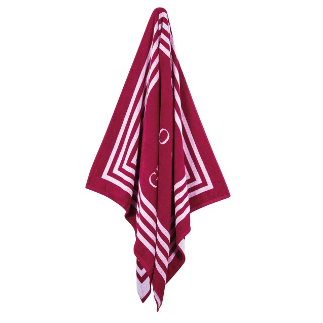 Πετσέτα Θαλάσσης Greenwich Polo Club 4055 Red- White 90x170 Πετσέτα Θαλάσσης Greenwich Polo Club 4055 Red- White 90x170