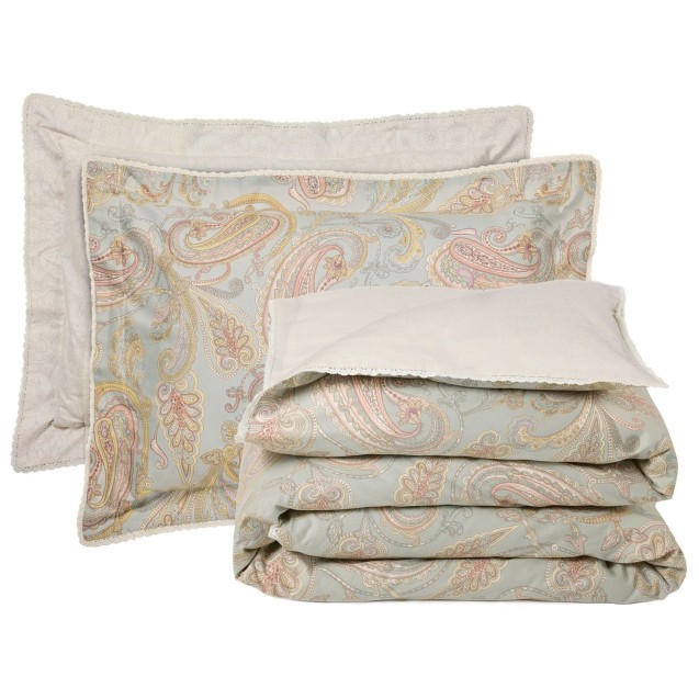 Κουβερλί King Size Das Home 1691 Grey- Salmon 230x250 Κουβερλί King Size Das Home 1691 Grey- Salmon 230x250