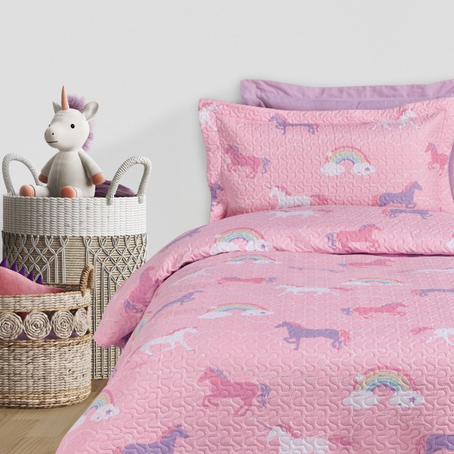 Σετ Παιδικές Μαξιλαροθήκες 2 Τεμαχίων Das Kids 4929 Pink- Purple 50x70 Σετ Παιδικές Μαξιλαροθήκες 2 Τεμαχίων Das Kids 4929 Pink- Purple 50x70