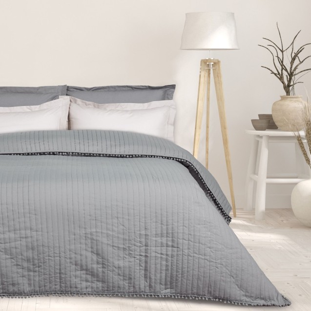 Κουβερλί Υπέρδιπλο Das Home 9653 Grey 220x240 Κουβερλί Υπέρδιπλο Das Home 9653 Grey 220x240