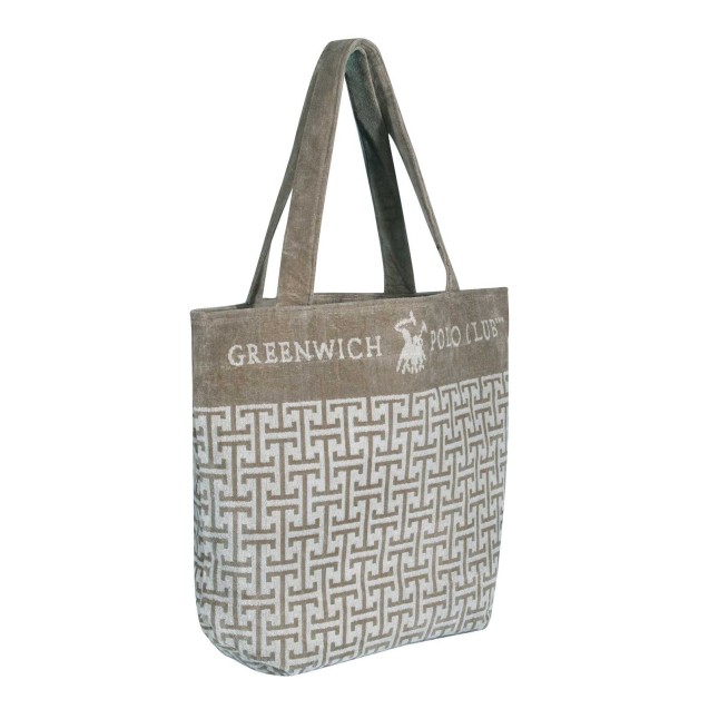 Τσάντα Θαλάσσης Greenwich Polo Club 4006 Grey- Taupe 55x40 Τσάντα Θαλάσσης Greenwich Polo Club 4006 Grey- Taupe 55x40