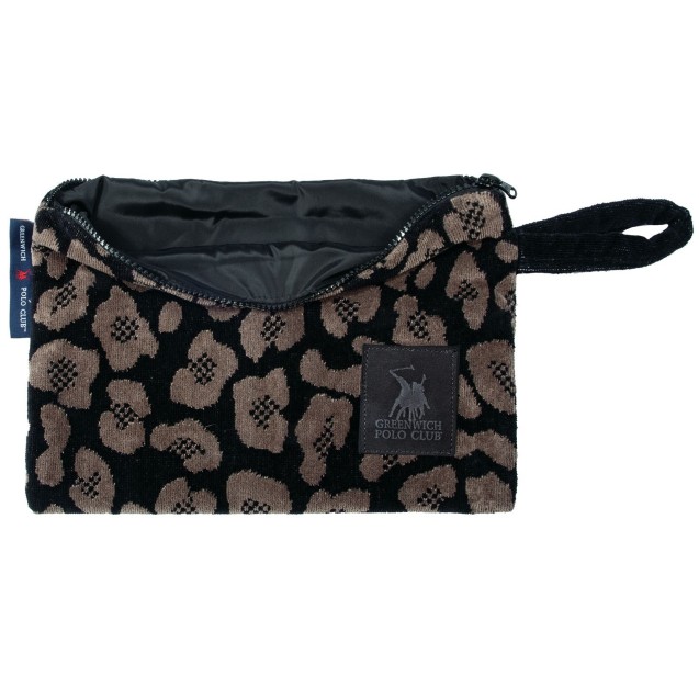 Νεσεσέρ Παραλίας Greenwich Polo Club 3862 Black- Brown 22x30 Νεσεσέρ Παραλίας Greenwich Polo Club 3862 Black- Brown 22x30