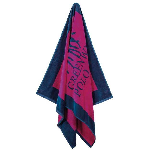 Πετσέτα Θαλάσσης Greenwich Polo Club 4002 Blue- Fuschia 90x180 Πετσέτα Θαλάσσης Greenwich Polo Club 4002 Blue- Fuschia 90x180