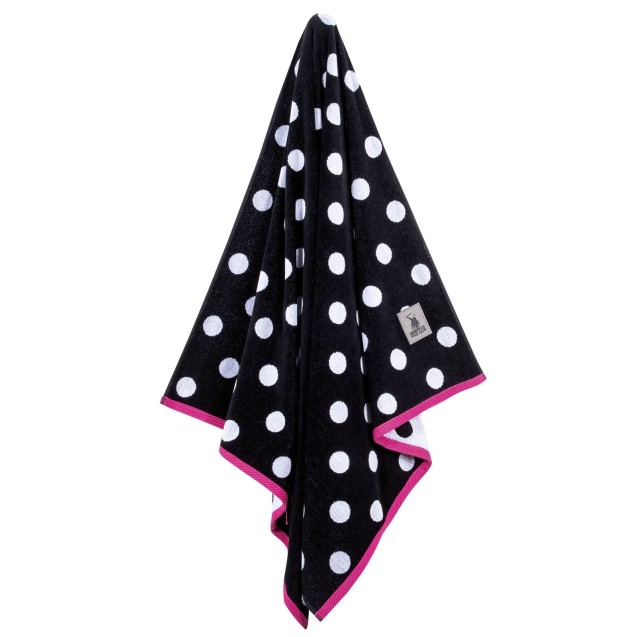 Πετσέτα Θαλάσσης Greenwich Polo Club 4068 Black- Fuschia 90x170 Πετσέτα Θαλάσσης Greenwich Polo Club 4068 Black- Fuschia 90x170