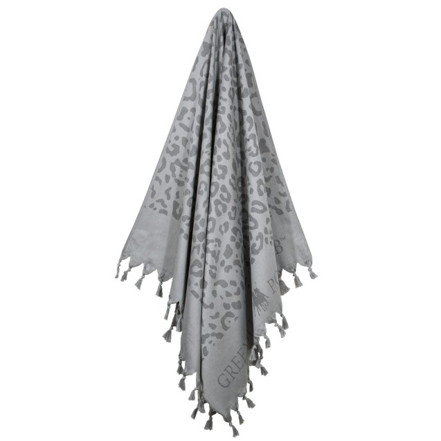 Πετσέτα Θαλάσσης - Παρεό Greenwich Polo Club 4061 Grey 90x170 Πετσέτα Θαλάσσης - Παρεό Greenwich Polo Club 4061 Grey 90x170