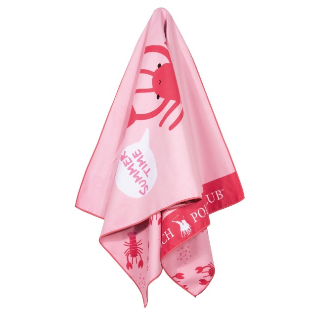 Παιδική Πετσέτα Θαλάσσης Greenwich Polo Club 4040 Pink 70x140 Παιδική Πετσέτα Θαλάσσης Greenwich Polo Club 4040 Pink 70x140