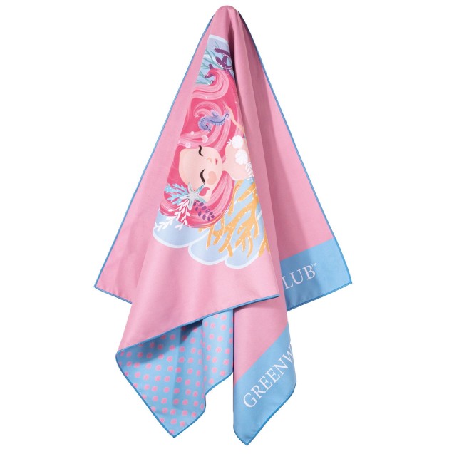Παιδική Πετσέτα Θαλάσσης Greenwich Polo Club 4041 Light Blue- Pink 70x140 Παιδική Πετσέτα Θαλάσσης Greenwich Polo Club 4041 Light Blue- Pink 70x140