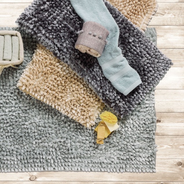 Ταπέτο Μπάνιου Das Home 0779 Grey 60x90 Ταπέτο Μπάνιου Das Home 0779 Grey 60x90