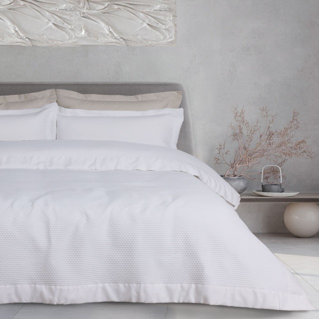 Κουβερλί King Size Das Home 9655 White 240x250 Κουβερλί King Size Das Home 9655 White 240x250